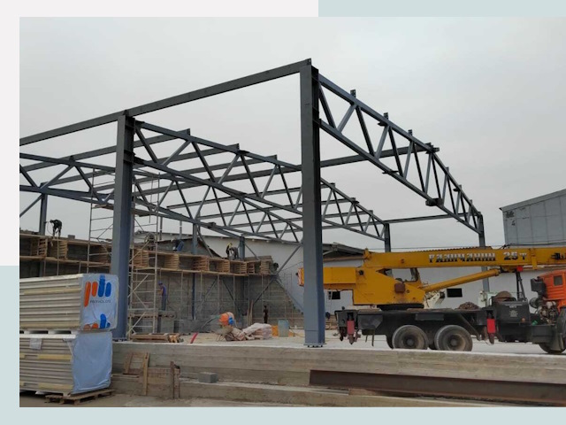 Строительство цехов в Волгодонске