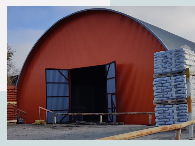 Полукруглые ангары по цене от 657 руб. в Волгодонск