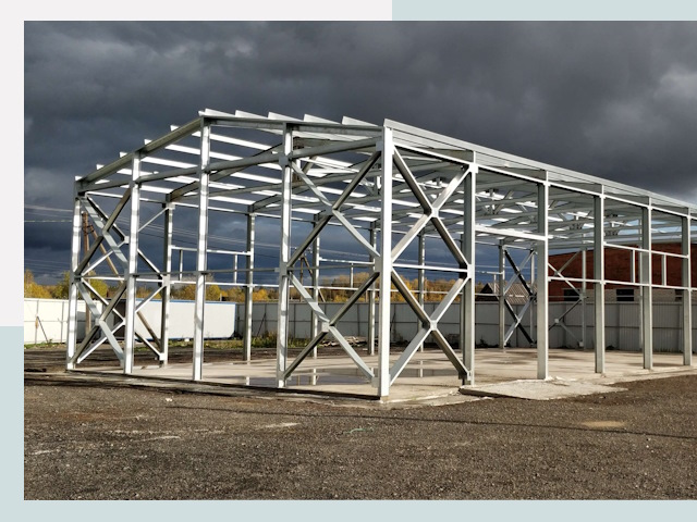 Двускатные ангары в Волгодонск от 657 руб. за квадрат