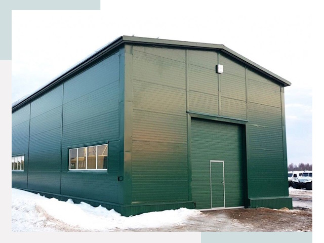 Двускатные ангары в Волгодонске