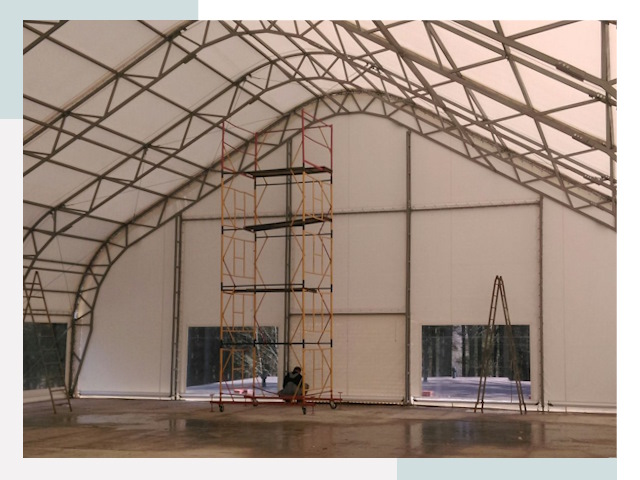 Шатровые ангары в Волгодонске