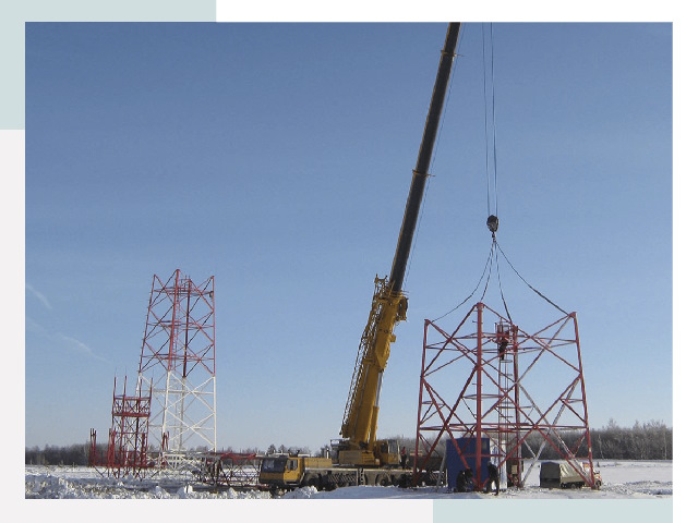 Монтаж вышек связи в Волгодонске