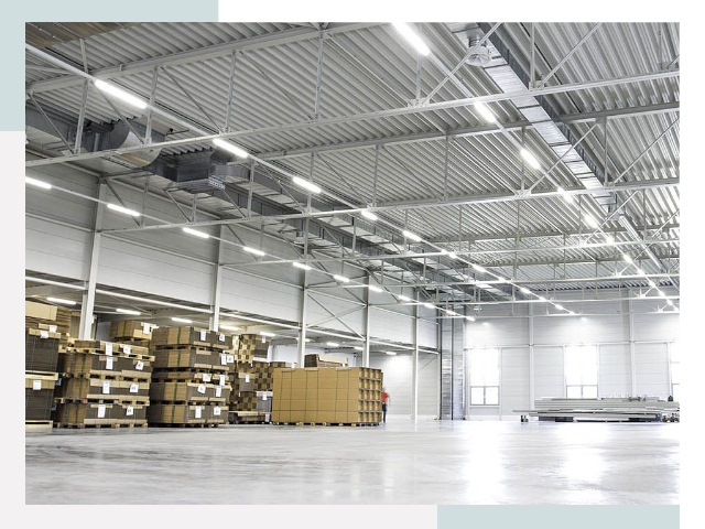 Освещение ангаров в Волгодонске